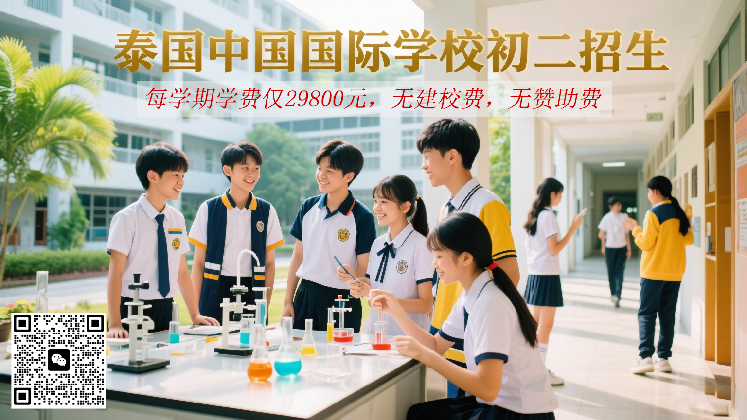 泰国国际学校（曼谷）|初一招生，华文授课为主