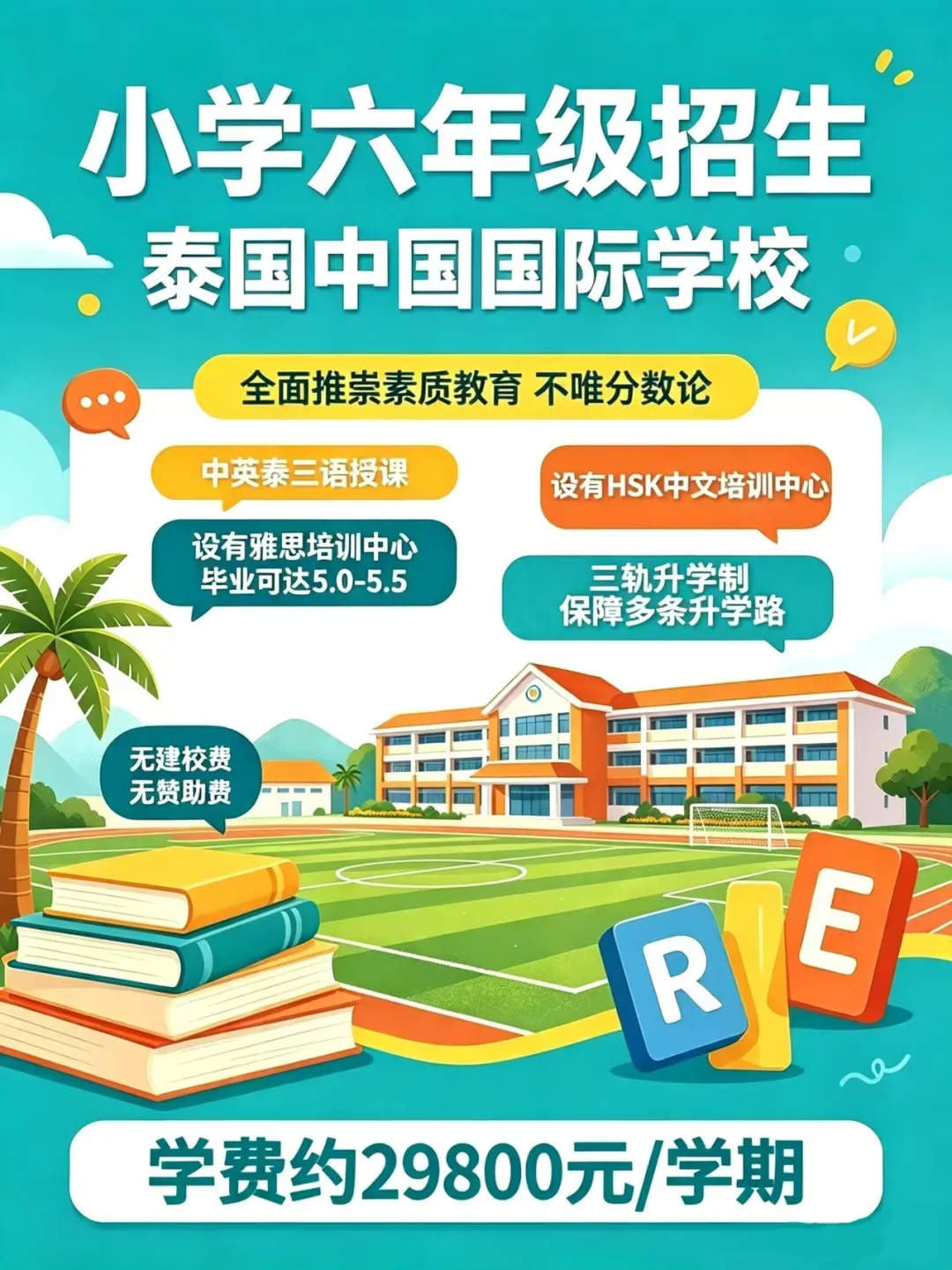 泰国中国国际学校小学六年级，三语授课+超低学费 "泰"香了